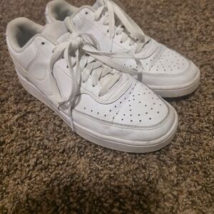 White Nike Airforce Ones